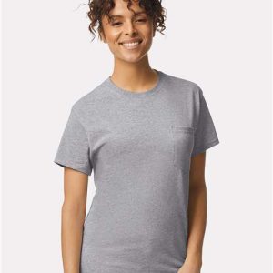 Unisex Ultra Cotton® Pocket T-Shirt - 2300 - Image 59