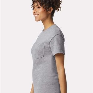 Unisex Ultra Cotton® Pocket T-Shirt - 2300 - Image 60