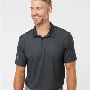 Men's Ultimate365 Diamond Dot Print Polo - A498 - Image 5
