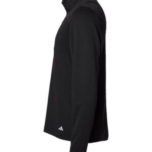 Men's 3-Stripes Double-Knit Quarter-Zip Pullover - A482 - Image 4