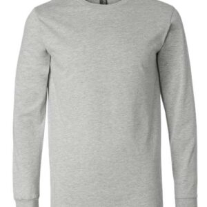 Heather CVC Long Sleeve Tee - 3501CVC - Image 2