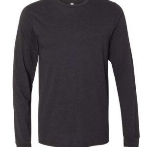 Heather CVC Long Sleeve Tee - 3501CVC - Image 5
