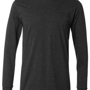 Heather CVC Long Sleeve Tee - 3501CVC - Image 8