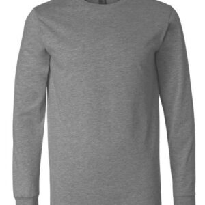 Heather CVC Long Sleeve Tee - 3501CVC - Image 11