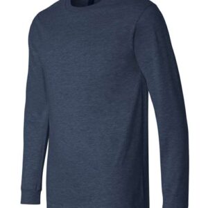 Heather CVC Long Sleeve Tee - 3501CVC - Image 46