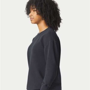 Unisex Garment-Dyed Lightweight Fleece Crewneck Sweatshirt - 1466 - Image 6