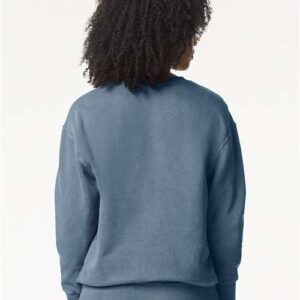 Unisex Garment-Dyed Lightweight Fleece Crewneck Sweatshirt - 1466 - Image 13