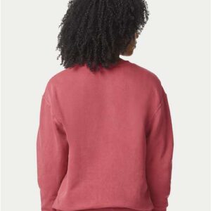 Unisex Garment-Dyed Lightweight Fleece Crewneck Sweatshirt - 1466 - Image 25