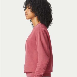 Unisex Garment-Dyed Lightweight Fleece Crewneck Sweatshirt - 1466 - Image 24
