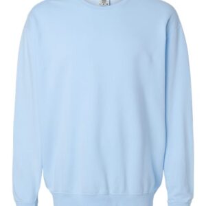 Unisex Garment-Dyed Lightweight Fleece Crewneck Sweatshirt - 1466 - Image 38