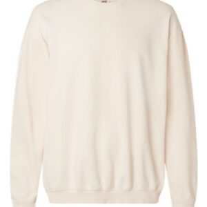 Unisex Garment-Dyed Lightweight Fleece Crewneck Sweatshirt - 1466 - Image 44