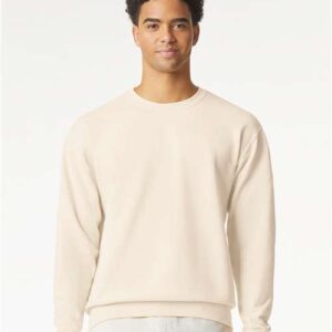 Unisex Garment-Dyed Lightweight Fleece Crewneck Sweatshirt - 1466 - Image 47