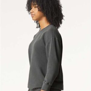 Unisex Garment-Dyed Lightweight Fleece Crewneck Sweatshirt - 1466 - Image 66