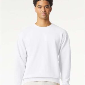 Unisex Garment-Dyed Lightweight Fleece Crewneck Sweatshirt - 1466 - Image 71