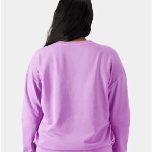 Unisex Garment-Dyed Lightweight Fleece Crewneck Sweatshirt - 1466 - Image 55