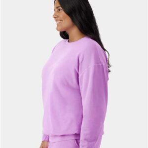 Unisex Garment-Dyed Lightweight Fleece Crewneck Sweatshirt - 1466 - Image 54