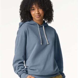 Unisex Garment-Dyed Lightweight Fleece Hooded Sweatshirt - 1467 - Image 11