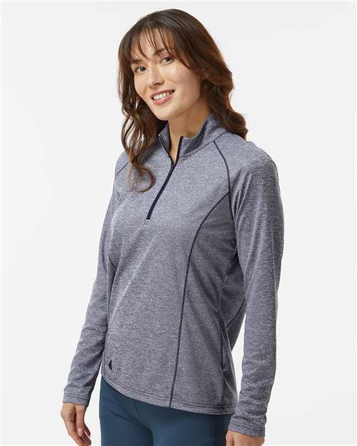 Women's Space Dyed Quarter-Zip Pullover - A594