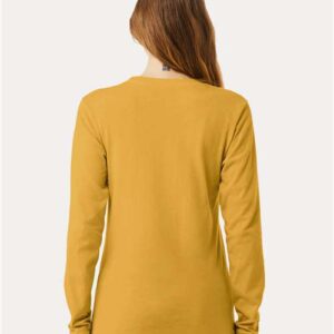 Heather CVC Long Sleeve Tee - 3501CVC - Image 37