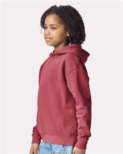 Youth Garment-Dyed Lightweight Fleece Hooded Sweatshirt - 1467Y