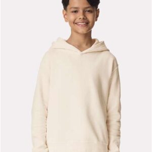 Youth Garment-Dyed Lightweight Fleece Hooded Sweatshirt - 1467Y - Image 35