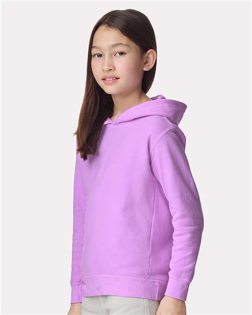 Youth Garment-Dyed Lightweight Fleece Hooded Sweatshirt - 1467Y