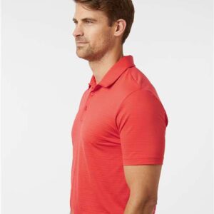 Men's Textured Stripe Polo - A704 - Image 12