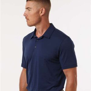 Men's Textured Stripe Polo - A704 - Image 24