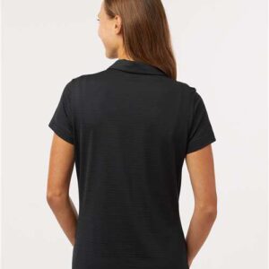 Women's Textured Stripe Polo - A707 - Image 7