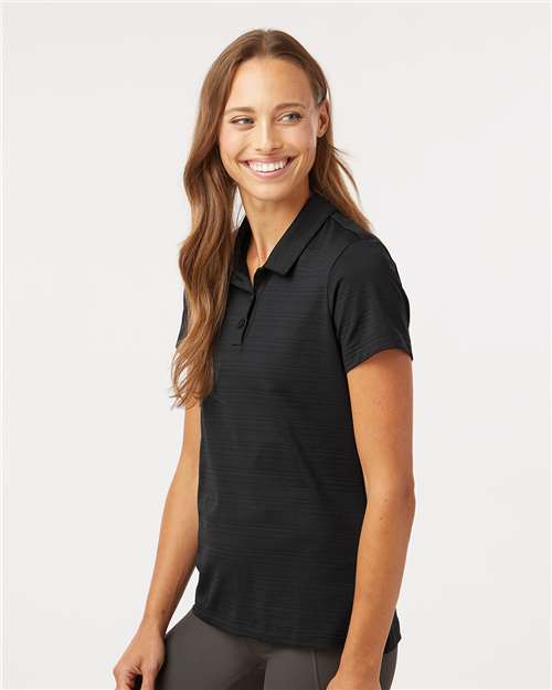 Women's Textured Stripe Polo - A707