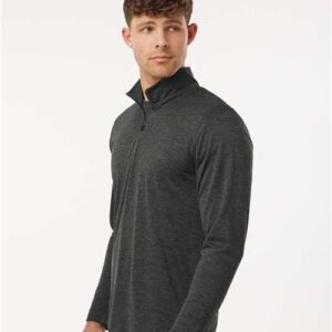 Men's Pro-Lock Performance Mélange Quarter-Zip Pullover - 4HM700 - Image 6