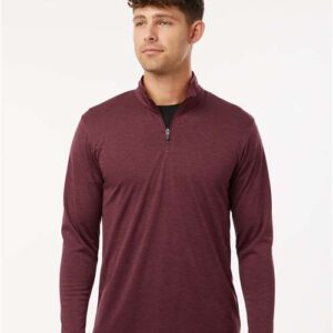 Men's Pro-Lock Performance Mélange Quarter-Zip Pullover - 4HM700 - Image 11