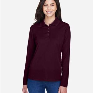 Women's Pinnacle Performance Long Sleeve Piqué Polo - 78192 - Image 9