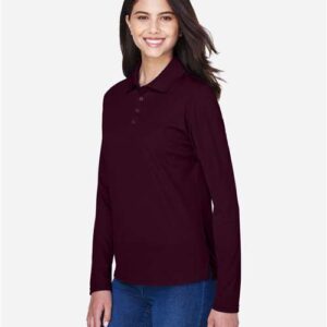Women's Pinnacle Performance Long Sleeve Piqué Polo - 78192 - Image 10