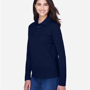Women's Pinnacle Performance Long Sleeve Piqué Polo - 78192 - Image 30