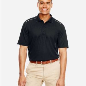 Men's Radiant Performance Piqué Polo with Reflective Piping - 88181R - Image 3