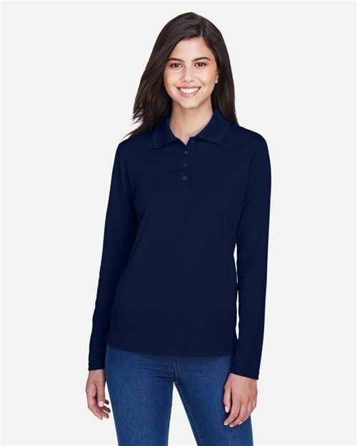 Women's Pinnacle Performance Long Sleeve Piqué Polo - 78192