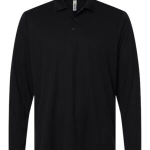 Men's Nova Performance Long Sleeve Pique Polo - CE108L - Image 2