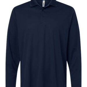 Men's Nova Performance Long Sleeve Pique Polo - CE108L - Image 11