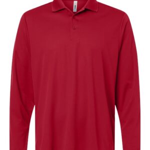 Men's Nova Performance Long Sleeve Pique Polo - CE108L - Image 14