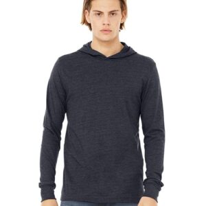 Unisex Jersey Hooded Long Sleeve Tee - 3512 - Image 1