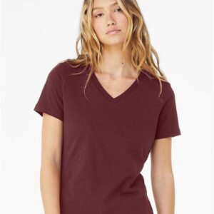 Women’s Relaxed Jersey V-Neck Tee - 6405