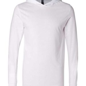 Unisex Jersey Hooded Long Sleeve Tee - 3512 - Image 8