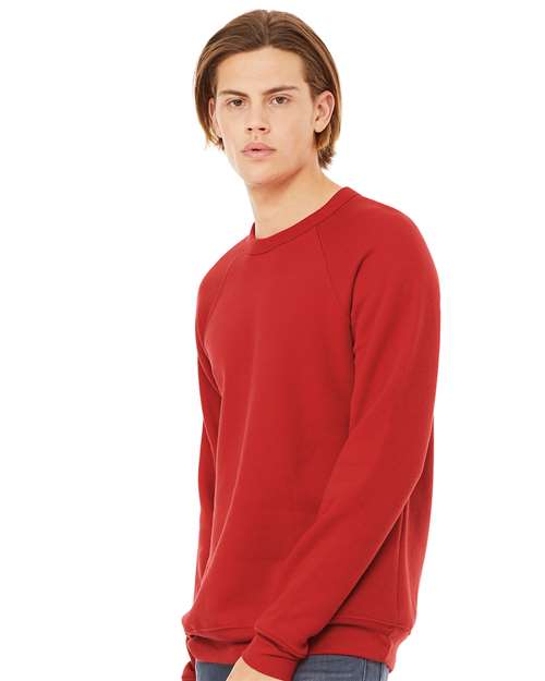 Unisex Sponge Fleece Raglan Crewneck Sweatshirt - 3901