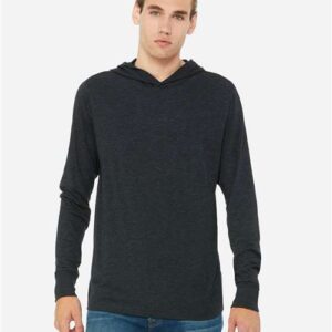 Unisex Jersey Hooded Long Sleeve Tee - 3512 - Image 5