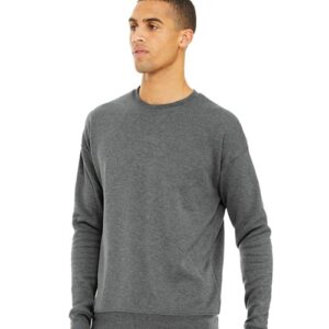 Unisex Sponge Fleece Drop Shoulder Crewneck Sweatshirt - 3945 - Image 18