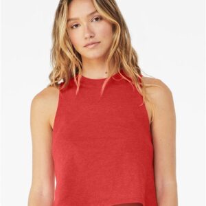 Women's Racerback Crop Tank - 6682