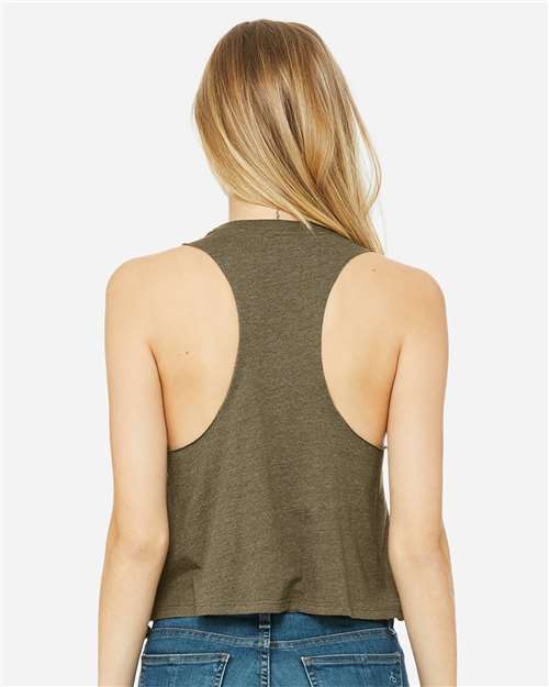 Women's Racerback Crop Tank - 6682