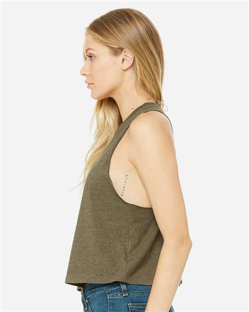 Women's Racerback Crop Tank - 6682