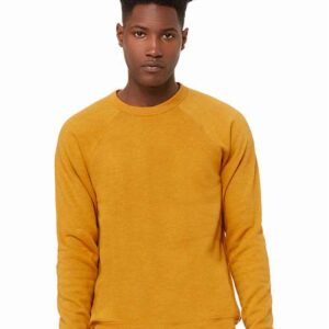 Unisex Sponge Fleece Raglan Crewneck Sweatshirt - 3901 - Image 74
